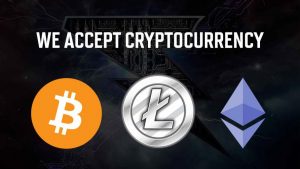 We accept crypto